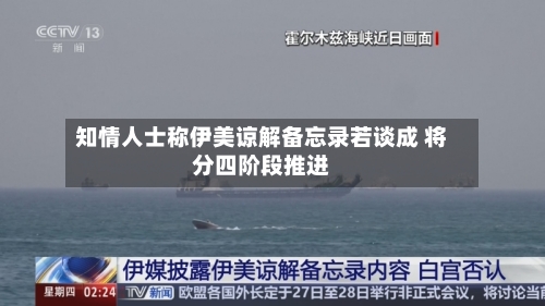知情人士称伊美谅解备忘录若谈成 将分四阶段推进