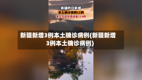 新疆新增3例本土确诊病例(新疆新增3例本土确诊病例)-第2张图片