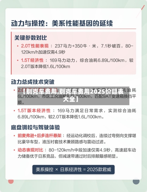 【别克车费用,别克车费用2025价目表大全】