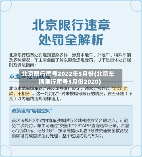 北京限行尾号2022年5月份(北京车辆限行尾号5月份2020)