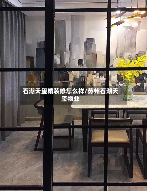 石湖天玺精装修怎么样/苏州石湖天玺物业