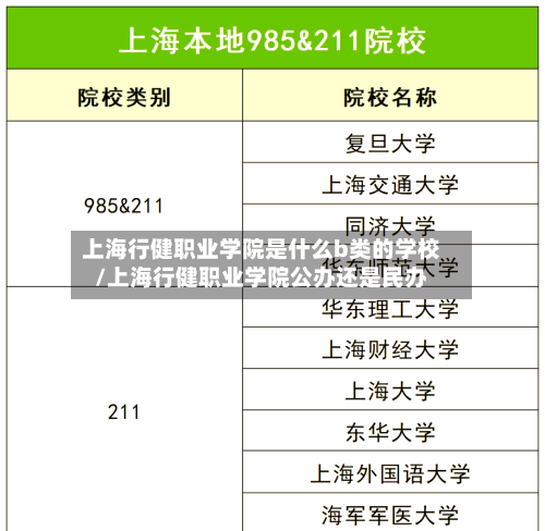 上海行健职业学院是什么b类的学校/上海行健职业学院公办还是民办-第2张图片